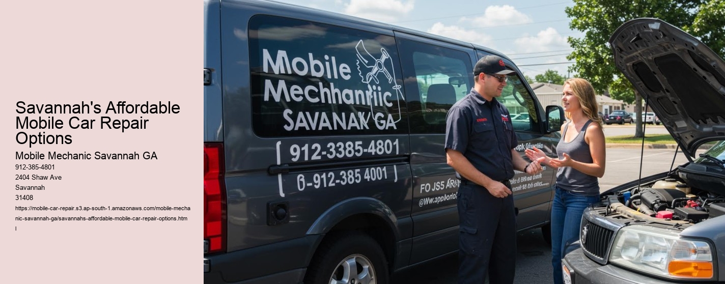 Savannah's Affordable Mobile Car Repair Options